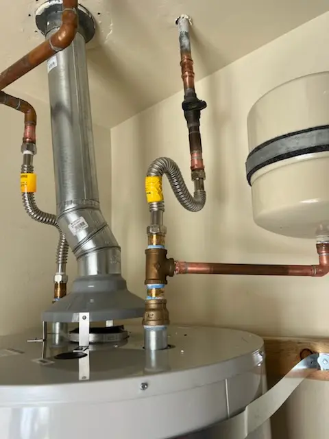 Water heater installation and plumbing repair in Le Roy